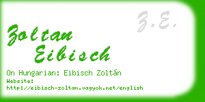 zoltan eibisch business card